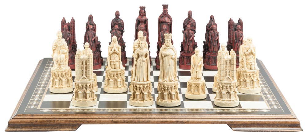 Studio Anne Carlton Chess Set - Medieval Cathedral