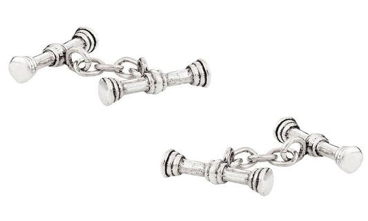 Sterling Silver Stick Cufflinks